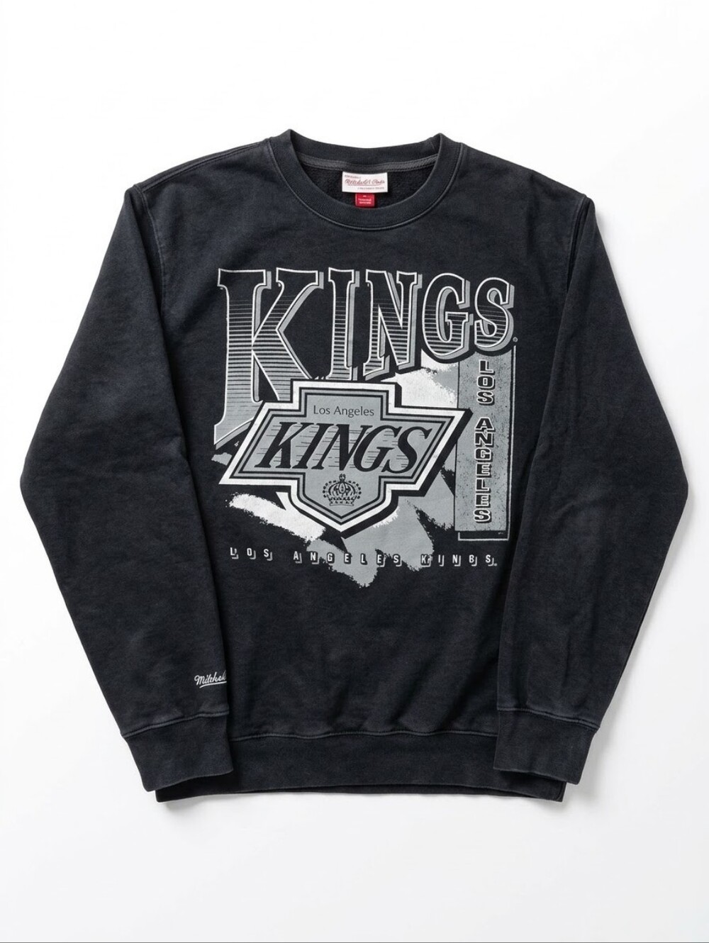 ​Mitchell & Ness Los Angeles Kings Retro Distressed Crewneck Sweatshirt Large